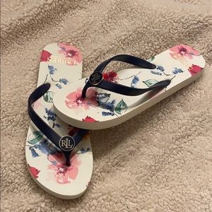 NWOT Ralph Lauren flip flops